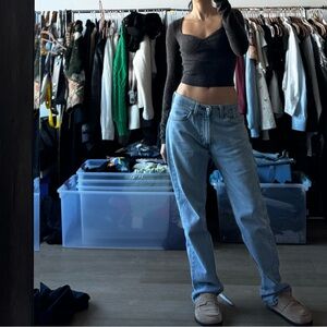 Aritzia Wilfred Greer Sweater Heather Rich Mocha Brown